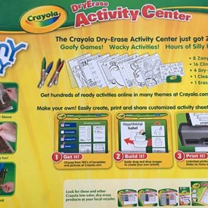 Zany Play Dry Erase Activity Center